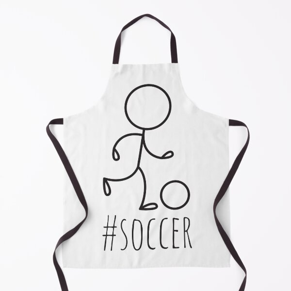 Item preview, Hashtag Soccer, With Stick Figure Kicking Soccer Ball designed and sold by 4AllTimes.