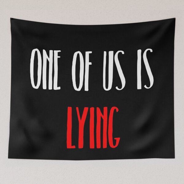 Item preview, One of Us is Lying designed and sold by tinyteacups.