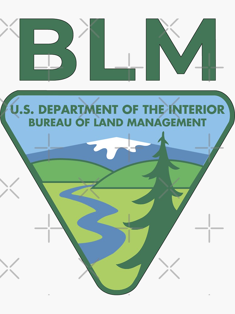 The Original Blm Bureau Of Land Management Original Colors Sticker For Sale By 5314