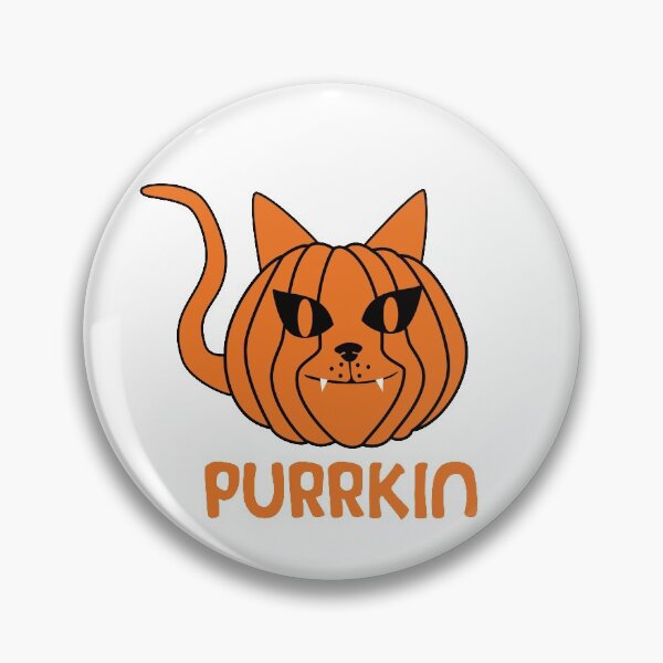 Item preview, Halloween purrkin. Cat shaped pumpkin. designed and sold by ReluctantChickn.