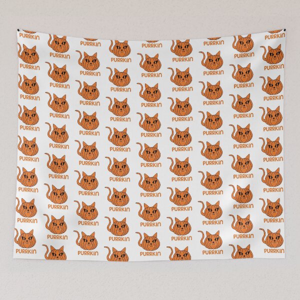 Item preview, Halloween purrkin. Cat shaped pumpkin. designed and sold by ReluctantChickn.