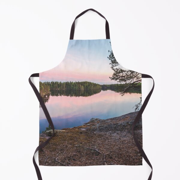 Item preview, Midsummer lake view at midnight panorama designed and sold by Jukka Heilimo.