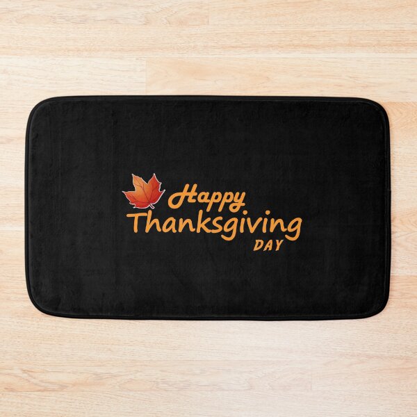 Item preview, Orange & Black HAPPY ThanksGiving For Your Gift designed and sold by Art Wear Nation.