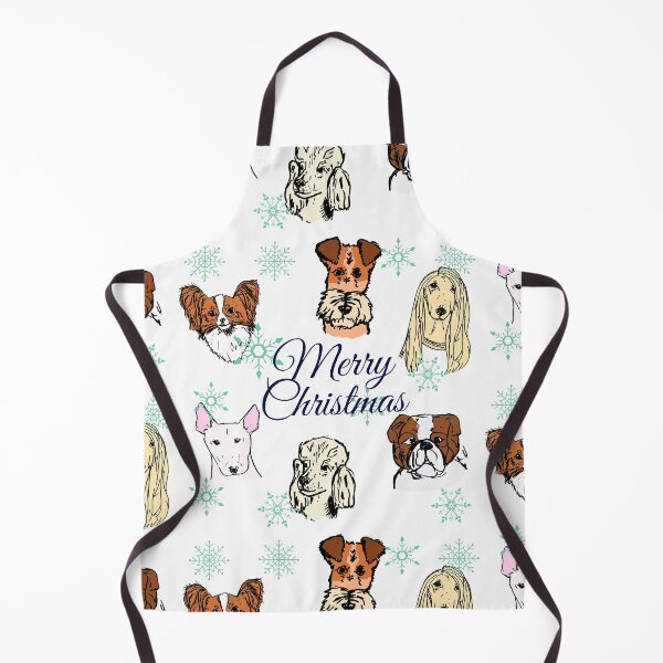 Artikelvorschau, Frohe Weihnachten Hundemuster entworfen und verkauft von NinaBetterNot.