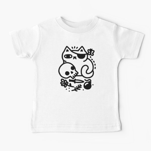 Badass Cat Baby T-Shirt