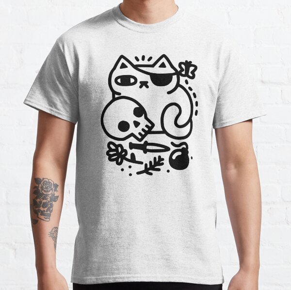 Badass Cat Classic T-Shirt