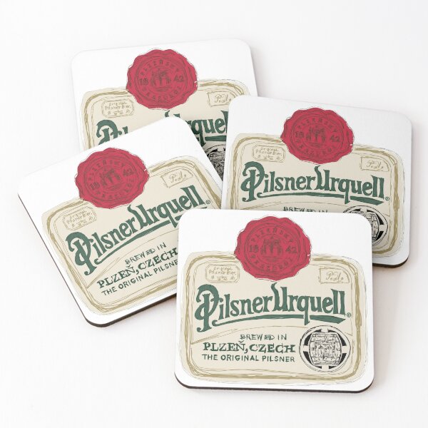 Pilsner Urquell POP Coasters (Set of 4)