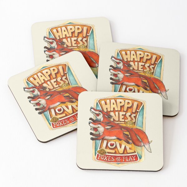 Item preview, Happiness and Love are Foxes at Play designed and sold by KOSTA ATANASOV.