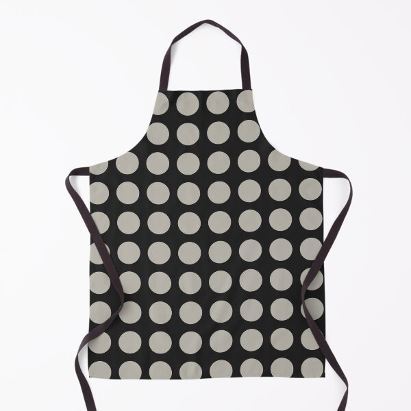 Item preview, Black and Taupe Polka Dots Geometric Repeating Pattern designed and sold by James Prince.