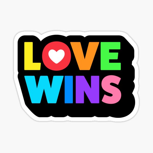 LOVE WINS Sticker