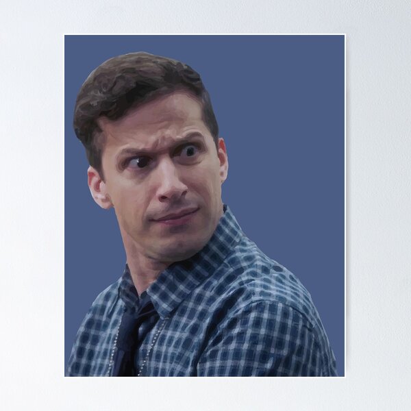 Item preview, detective Jake peralta Brooklyn nine nine b99 confused designed and sold by calamity02.