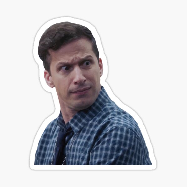 Item preview, detective Jake peralta Brooklyn nine nine b99 confused designed and sold by calamity02.