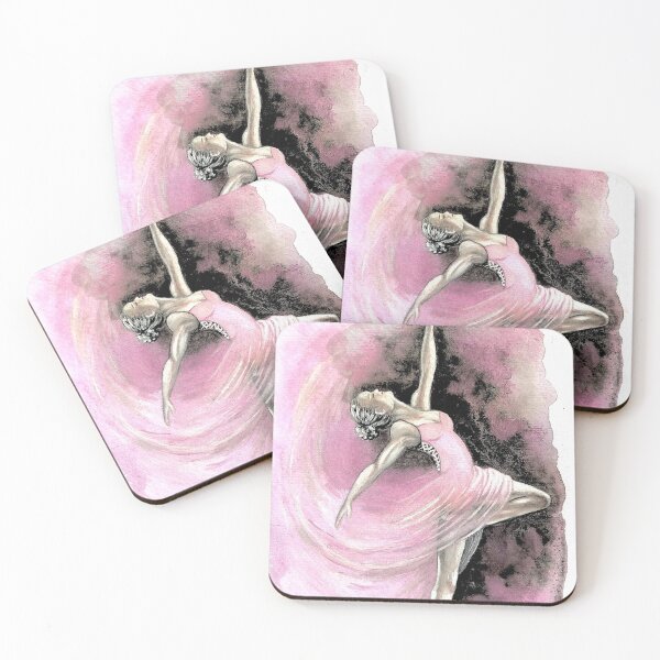 Item preview, Pink Ballerina IV original watercolor painting designed and sold by GittaG74.