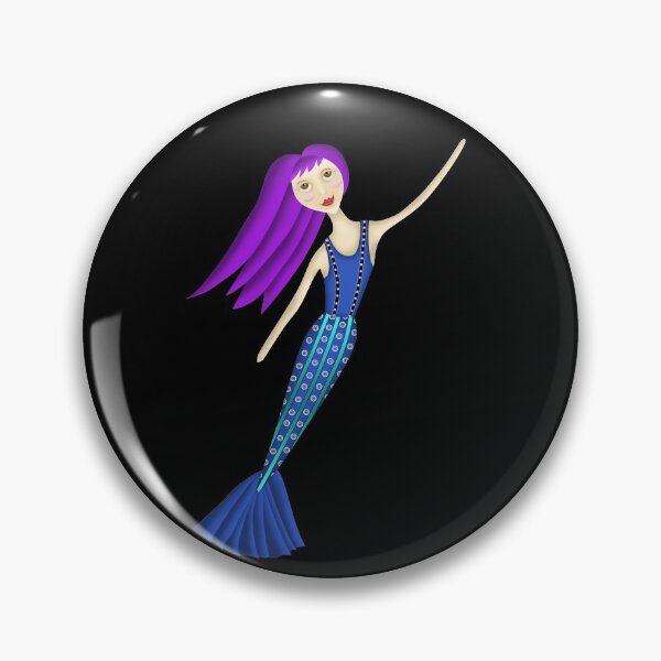 Item preview, Sweet Floating Mermaid designed and sold by lacitrouille.