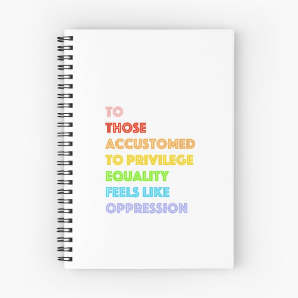 Item preview, RBG - To Those Accustomed to Privilege Equality Feels Like Oppression designed and sold by creativeloft.
