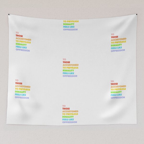 Item preview, RBG - To Those Accustomed to Privilege Equality Feels Like Oppression designed and sold by creativeloft.