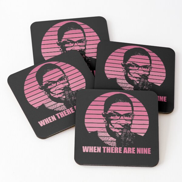 Item preview, When There Are Nine Ruth Bader Ginsburg RBG designed and sold by RandomStuffShop.
