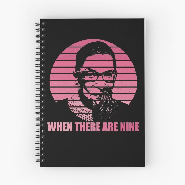 Item preview, When There Are Nine Ruth Bader Ginsburg RBG designed and sold by RandomStuffShop.