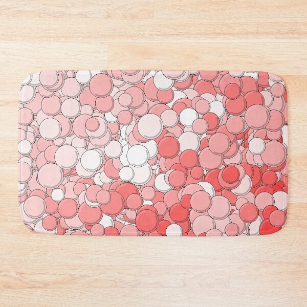 Item preview, Red and White Bubbles designed and sold by MathenaArt.