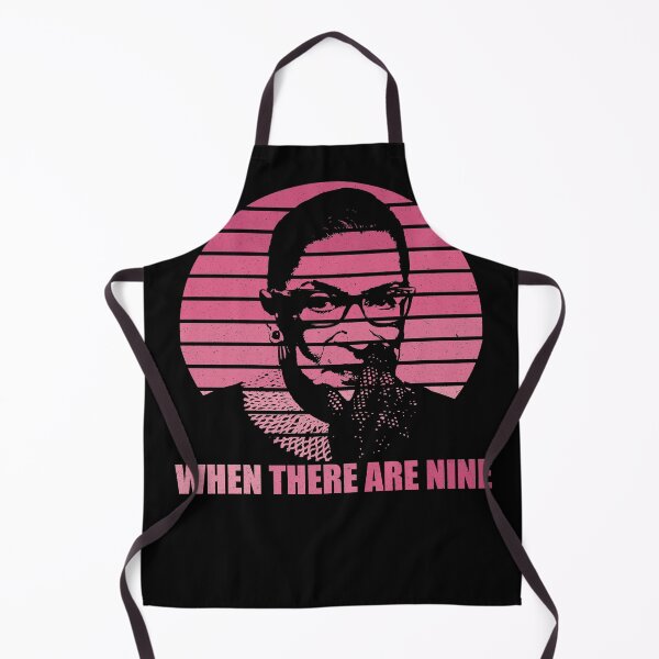 Item preview, When There Are Nine Ruth Bader Ginsburg RBG designed and sold by RandomStuffShop.
