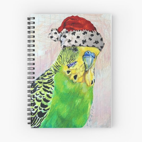 Item preview, Santa Dean, my Budgie designed and sold by jenesaiscluck.