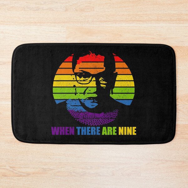 Item preview, When There Are Nine Ruth Bader Ginsburg RBG designed and sold by RandomStuffShop.