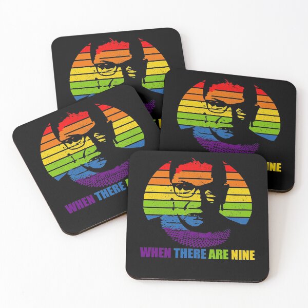 Item preview, When There Are Nine Ruth Bader Ginsburg RBG designed and sold by RandomStuffShop.