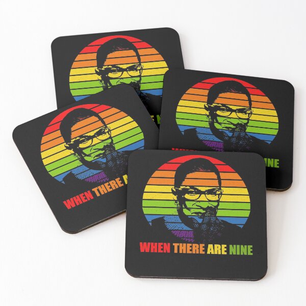 Item preview, When There Are Nine Ruth Bader Ginsburg RBG designed and sold by RandomStuffShop.