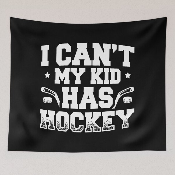 Item preview, Funny Field Hockey Design Quote My Kid Has Hockey designed and sold by Wuselsusel.