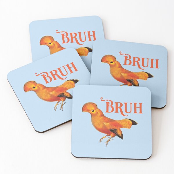 Item preview, Guianan cock-of-the-rock Bruh designed and sold by scribblepunch.