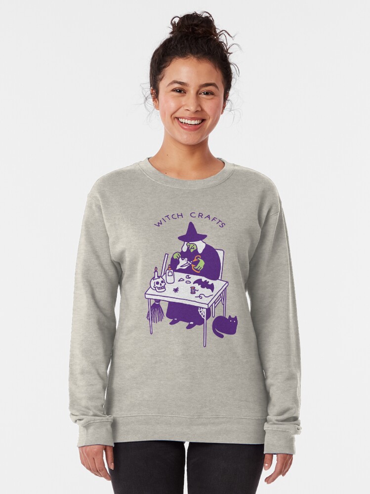 Alternate view of Witch Crafts Pullover Sweatshirt