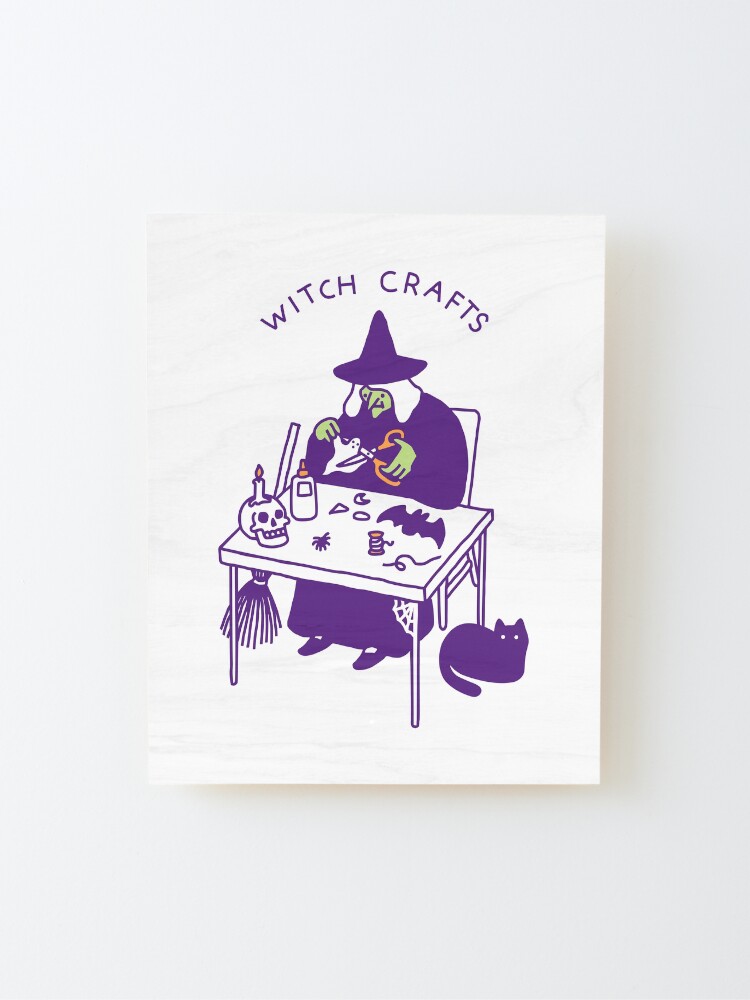 Alternate view of Witch Crafts Mounted Print