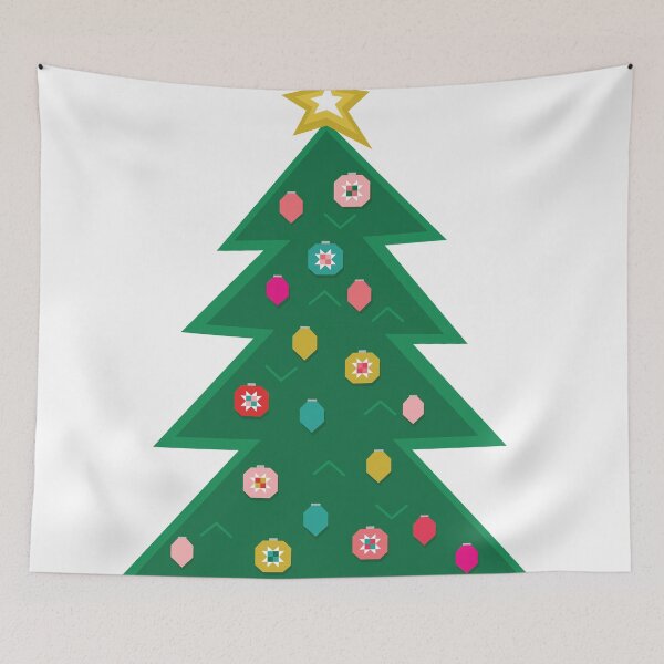 Item preview, Quilter's Christmas Tree - Quilt Block ornaments designed and sold by bbpatterns.