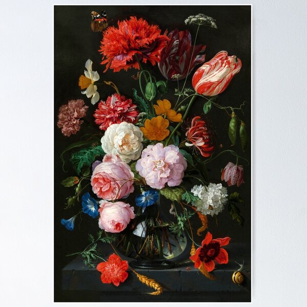 Item preview, Jan Davidsz. de Heem "Still Life with Flowers in a Glass Vase" designed and sold by Alexandra Dahl.