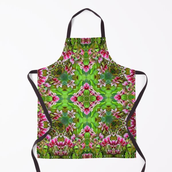 Item preview, Burgundy and Green Stargazer Lily Abstract Pattern designed and sold by SeaChangeDesign.