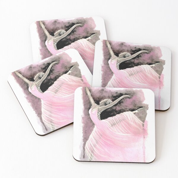 Item preview, Pink Ballerina V original watercolor painting designed and sold by GittaG74.