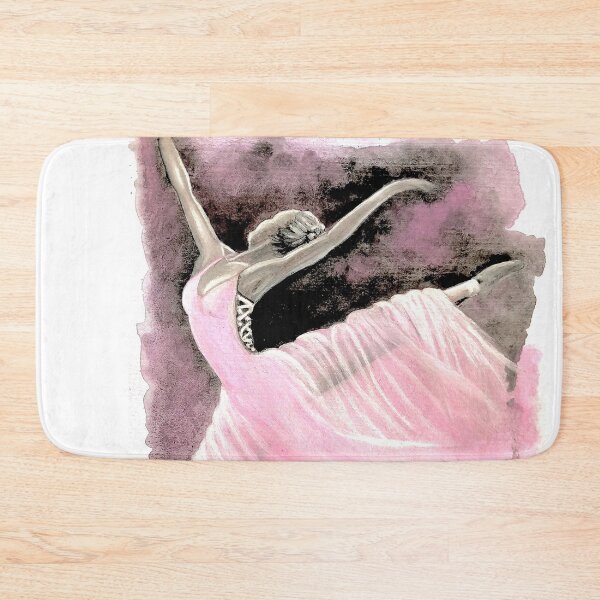 Item preview, Pink Ballerina V original watercolor painting designed and sold by GittaG74.
