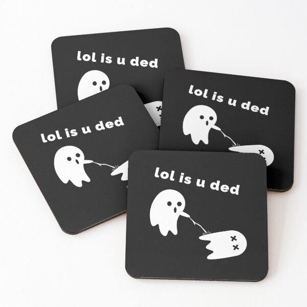 Item preview, LOL IS U DED FUNNY HALLOWEEN GHOST designed and sold by TheFirstOne.