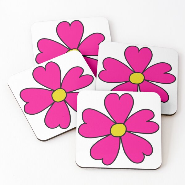 Item preview, Bib Flower in Classic Bright Pink designed and sold by CottoVerdi.