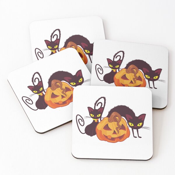 Item preview, Black Cats Pumpkin designed and sold by cuteCREEPshop.