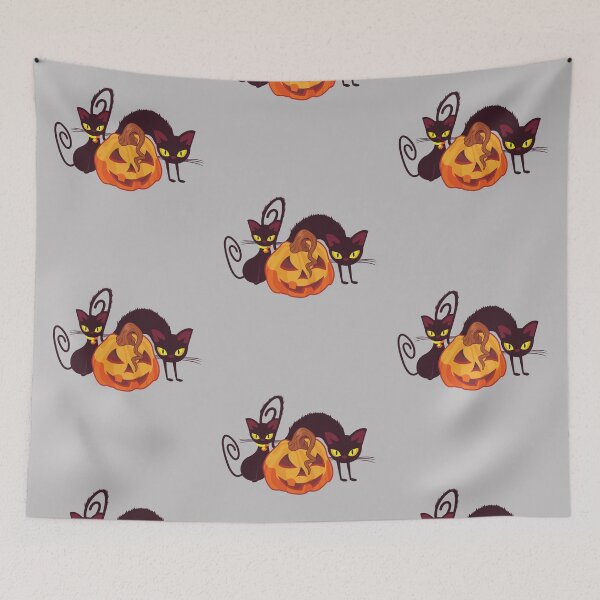 Item preview, Black Cats Pumpkin designed and sold by cuteCREEPshop.