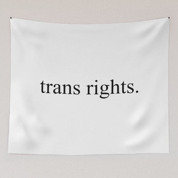 Item preview, trans rights. (black text) designed and sold by simplytyped.