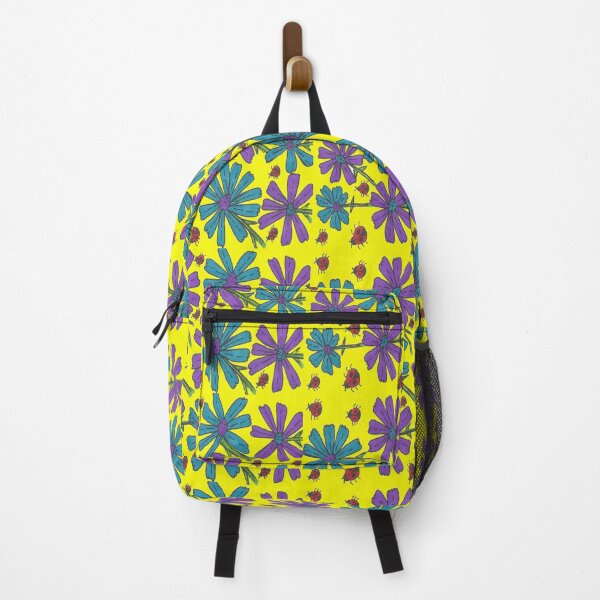 Item preview, Cosmos and Lady Bugs on Yellow designed and sold by DanielleGensler.