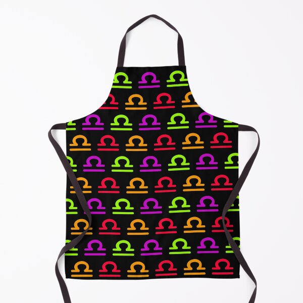 Item preview, Multicolored Libra sign, astrology zodiac symbol black background designed and sold by Stéphane Thirion.