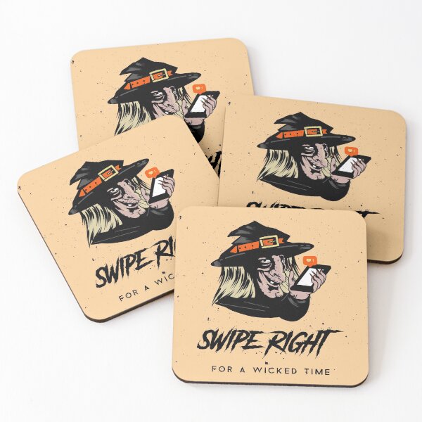 Item preview, Swipe Right for a Wicked Time designed and sold by Frosty1489.