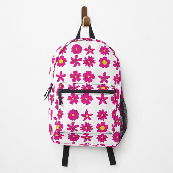 Item preview, Bib Flowers Pack in Classic Bright Pink on White designed and sold by CottoVerdi.