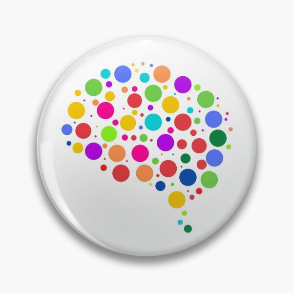 Item preview, Brain Colorful Circles Design designed and sold by Euc lid.
