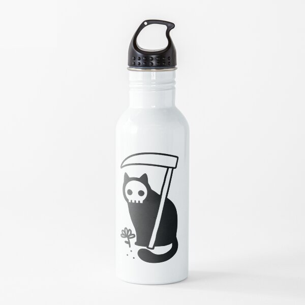 Grim Kitty Water Bottle