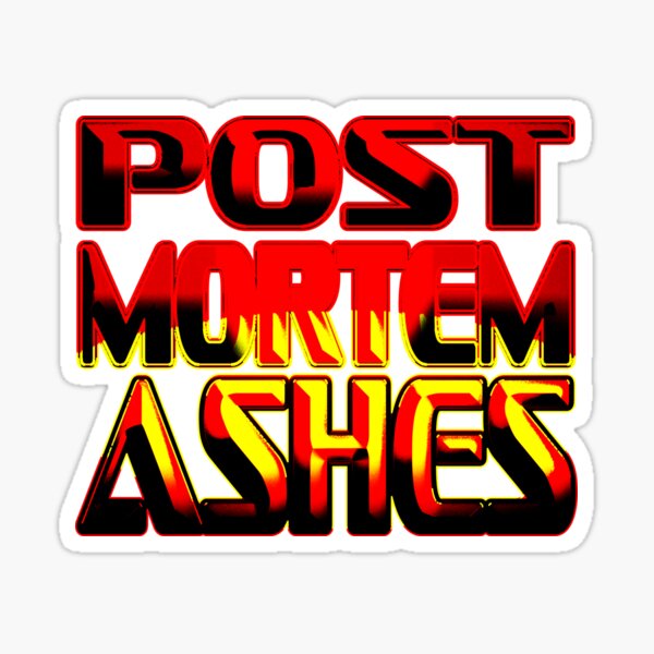 Item preview, POST MORTEM ASHES HALLOWEEN designed and sold by Ralek.