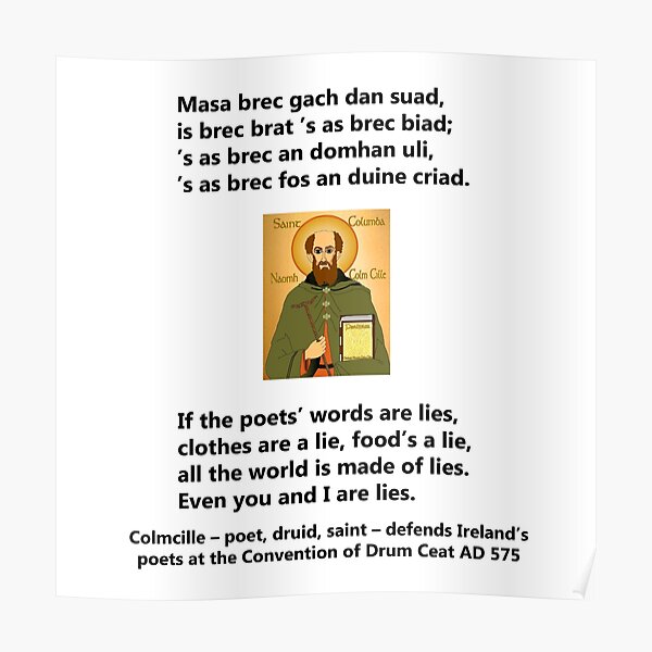 If the poets' words are lies Poster